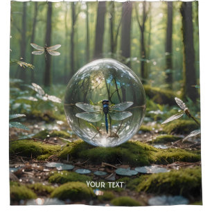 Rideaux De Douche Imaginaire Belle Sphère de verre