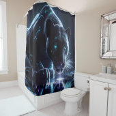 Rideaux De Douche Imaginaire Cute Panther Eau potable (En situation)