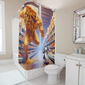 Rideaux De Douche Imaginaire Cute Shop Fromage Nun (En situation)