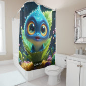 Rideaux De Douche Imaginaire Cute Vivid Mer Lovely Créature (En situation)