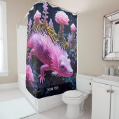 Rideaux De Douche Imaginaire Cute Vivid Mer Rose Créature (En situation)