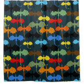 Rideaux De Douche Imaginaire de vol de l'aile Dragon Blue (Devant)