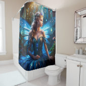 Rideaux De Douche Imaginaire Dragonfly Fairy Princess (En situation)
