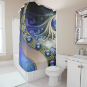 Rideaux De Douche imaginaire fractal Abstrait (En situation)