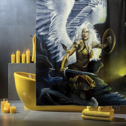 Rideaux De Douche Imaginaire guerrier épée Angel