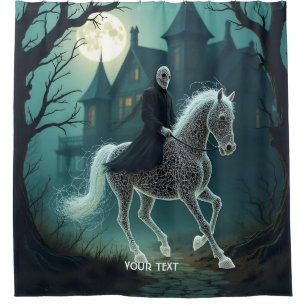 Rideaux De Douche Imaginaire Homme mignon Cheval d'Halloween