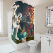 Rideaux De Douche Imaginaire Mal Étrange Match De Football (En situation)