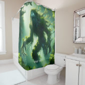 Rideaux De Douche Imaginaire mignon arbre géant (En situation)