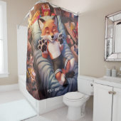 Rideaux De Douche Imaginaire mignon bébé Fox dormir (En situation)
