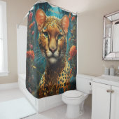 Rideaux De Douche Imaginaire Mignonne Vivid Romantique Big Chat (En situation)