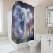 Rideaux De Douche Imaginaire Mist Mist Elephant Jungle (En situation)