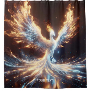 Rideaux De Douche Imaginaire Phoenix Feu mignon renaître