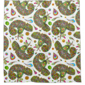 Rideaux De Douche Imaginaire psychédélique de Chameleon (Devant)