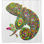 Rideaux De Douche Imaginaire psychédélique de Chameleon (Devant)