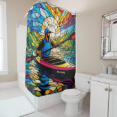 Rideaux De Douche Imaginaire Vivid Vivid Kayaking Vitrage (En situation)