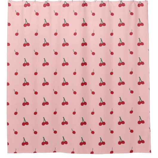 Rideaux De Douche Impression d'allocation de cerise (Devant)