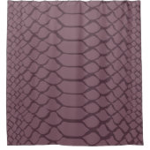 Rideaux De Douche Impression de peau de serpent violet (Devant)