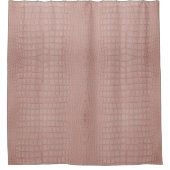Rideaux De Douche Impression de texture d'alligator rose (Devant)