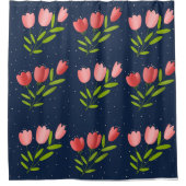 Rideaux De Douche impression de tulipes (Devant)