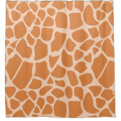 Rideaux De Douche Impression Girafe (Devant)