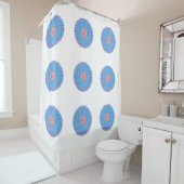 Rideaux De Douche Impression Mandala (En situation)