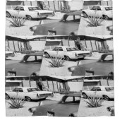 Rideaux De Douche Impression MCM Vintage Palm Springs (Devant)