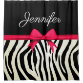 Rideaux De Douche Impression Zebra (Devant)