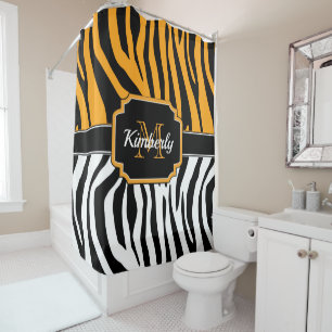 Rideaux De Douche Impression Zebra