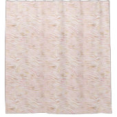 Rideaux De Douche Impression Zebra Or Glam Rose (Devant)