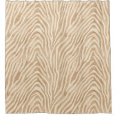 Rideaux De Douche Impression Zèbre aquarelle (Devant)