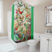 Rideaux De Douche Imprimerie de colibris 1904 (En situation)