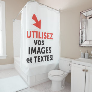 Rideaux De Douche Imprimez vos conceptions en ligne en français