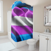 Rideaux De Douche Indicateur transgenre (En situation)