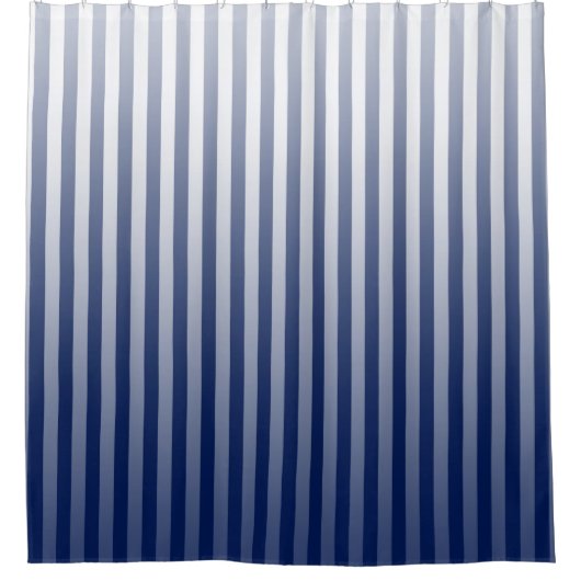 Rideaux De Douche Indigo Graded Stripes (Devant)