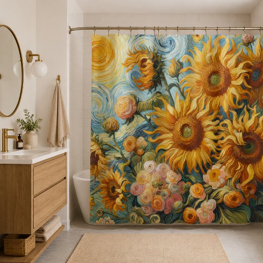 Rideaux De Douche Inspirations Tournesol