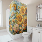 Rideaux De Douche Inspirations Tournesol (En situation)