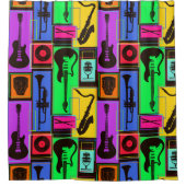 Rideaux De Douche Instruments de musique (Devant)