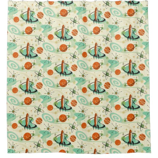 Rideaux De Douche Intergalactic Abstract ©studioxtine (Devant)