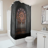 RIDEAUX DE DOUCHE INTÉRIEUR CATHÉDRALE (En situation)