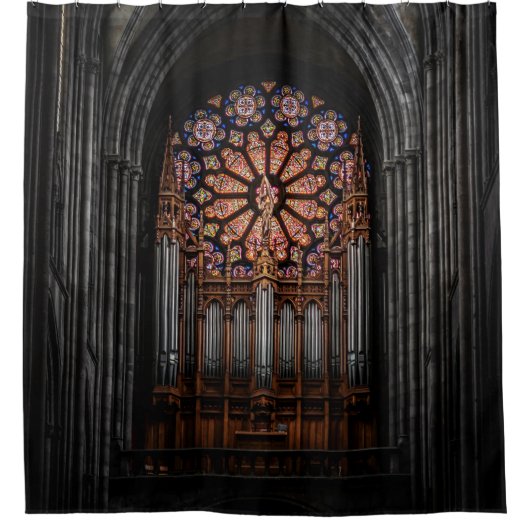 RIDEAUX DE DOUCHE INTÉRIEUR CATHÉDRALE (Devant)