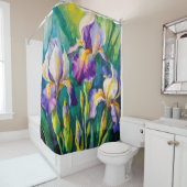 Rideaux De Douche Iris botanique (En situation)