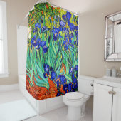 Rideaux De Douche Iris de Vincent Van Gogh (En situation)