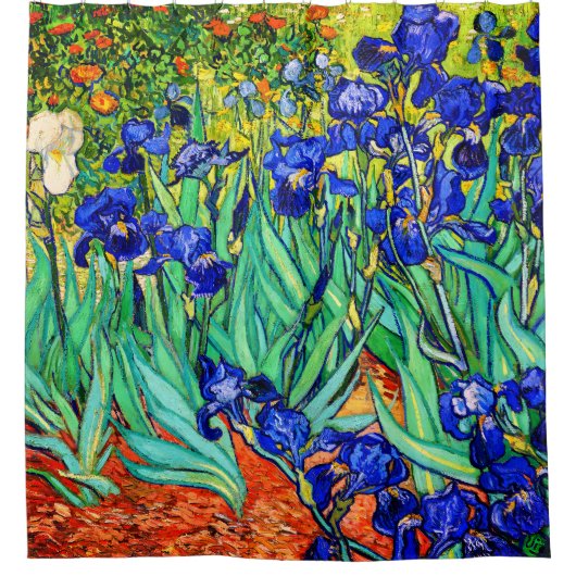 Rideaux De Douche Iris de Vincent Van Gogh (Devant)
