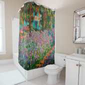 Rideaux De Douche Iris Jardin Monet Giverny fleurs (En situation)