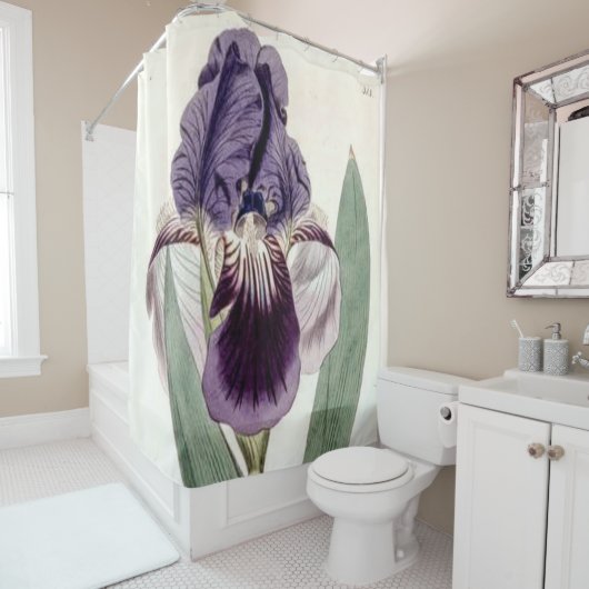 Rideaux De Douche Iris pourpre (En situation)