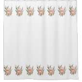 Rideaux De Douche Iris rose (Devant)