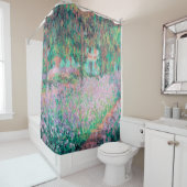 Rideaux De Douche Irises dans le jardin de Monet (En situation)