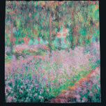 Rideaux De Douche Irises dans le jardin de Monet<br><div class="desc">Irises in Monet's Garden est un beau tableau de fleurs de Claude Monet,  artiste impressionniste français,  peint en 1900 chez lui à Giverny,  France.</div>