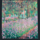 Rideaux De Douche Irises dans le jardin de Monet<br><div class="desc">Irises in Monet's Garden est un beau tableau de fleurs de Claude Monet,  artiste impressionniste français,  peint en 1900 chez lui à Giverny,  France.</div>