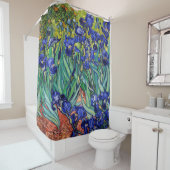 Rideaux De Douche Irises par Vincent van Gogh (En situation)